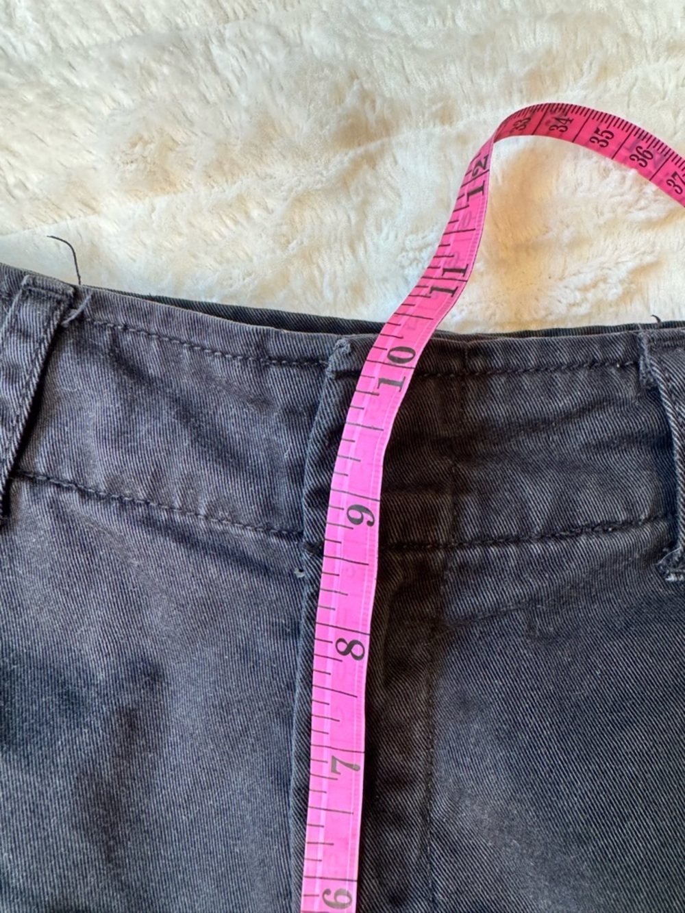 Calvin Klein Black Chino Shorts Size 2 Cotton Mid Rise Casual Classic - Picture 15 of 16